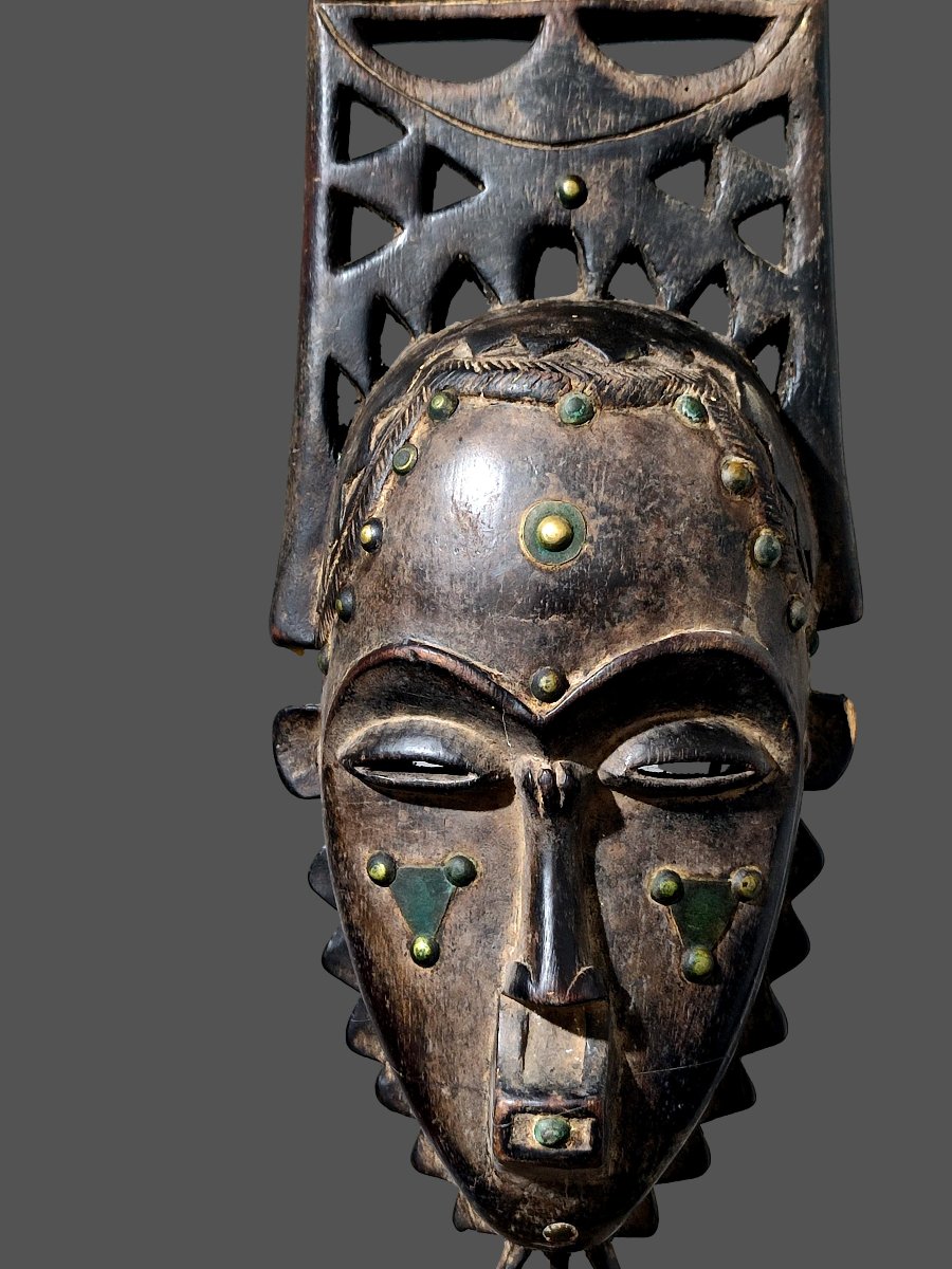 Mblo Yaouré / Baoulé  Portrait Masks From Ivory Coast -photo-4