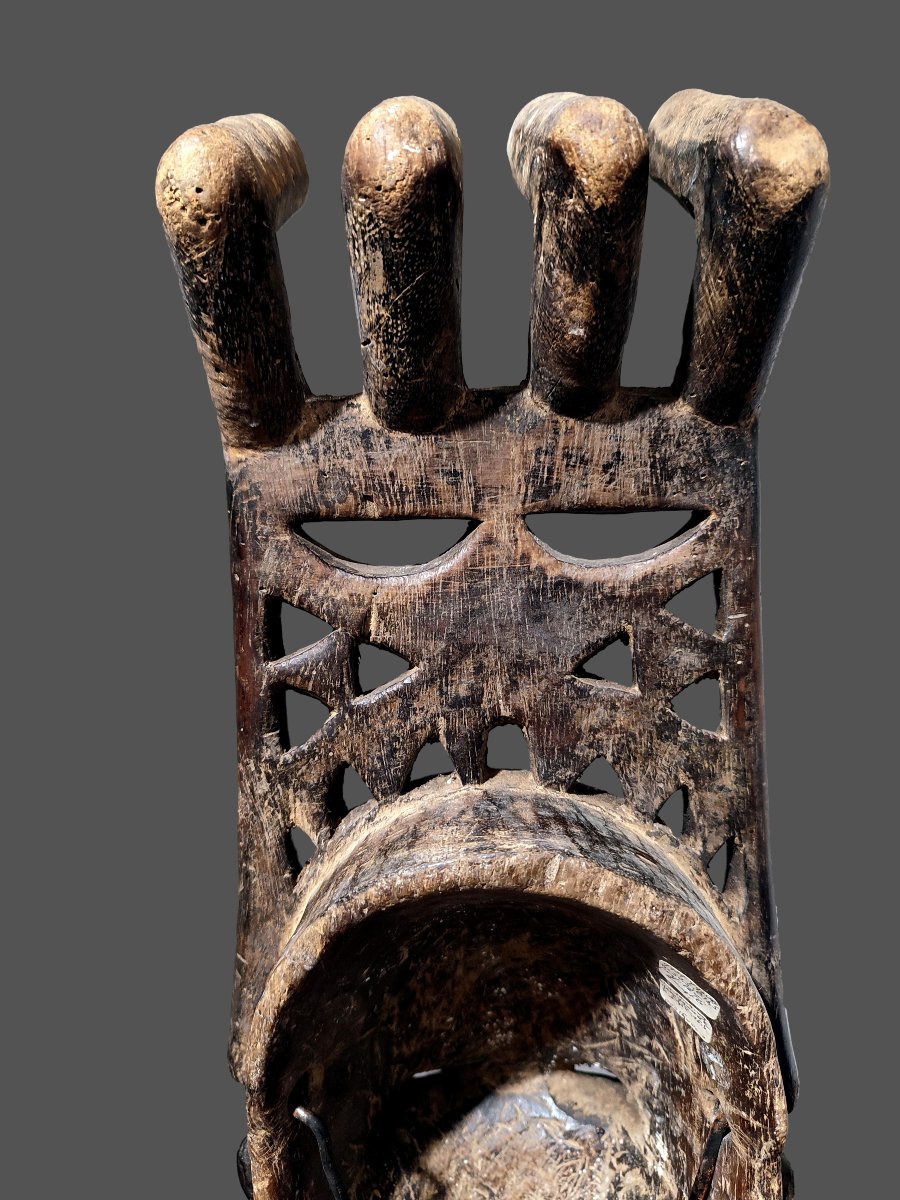 Mblo Yaouré / Baoulé  Portrait Masks From Ivory Coast -photo-3