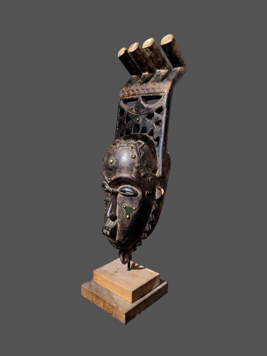 Mblo Yaouré / Baoulé  Portrait Masks From Ivory Coast 