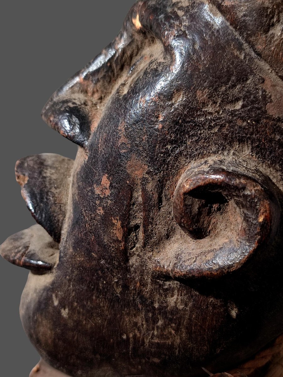 Kongo Nkisi Nail Amulet (lower Congo) Statue-photo-3
