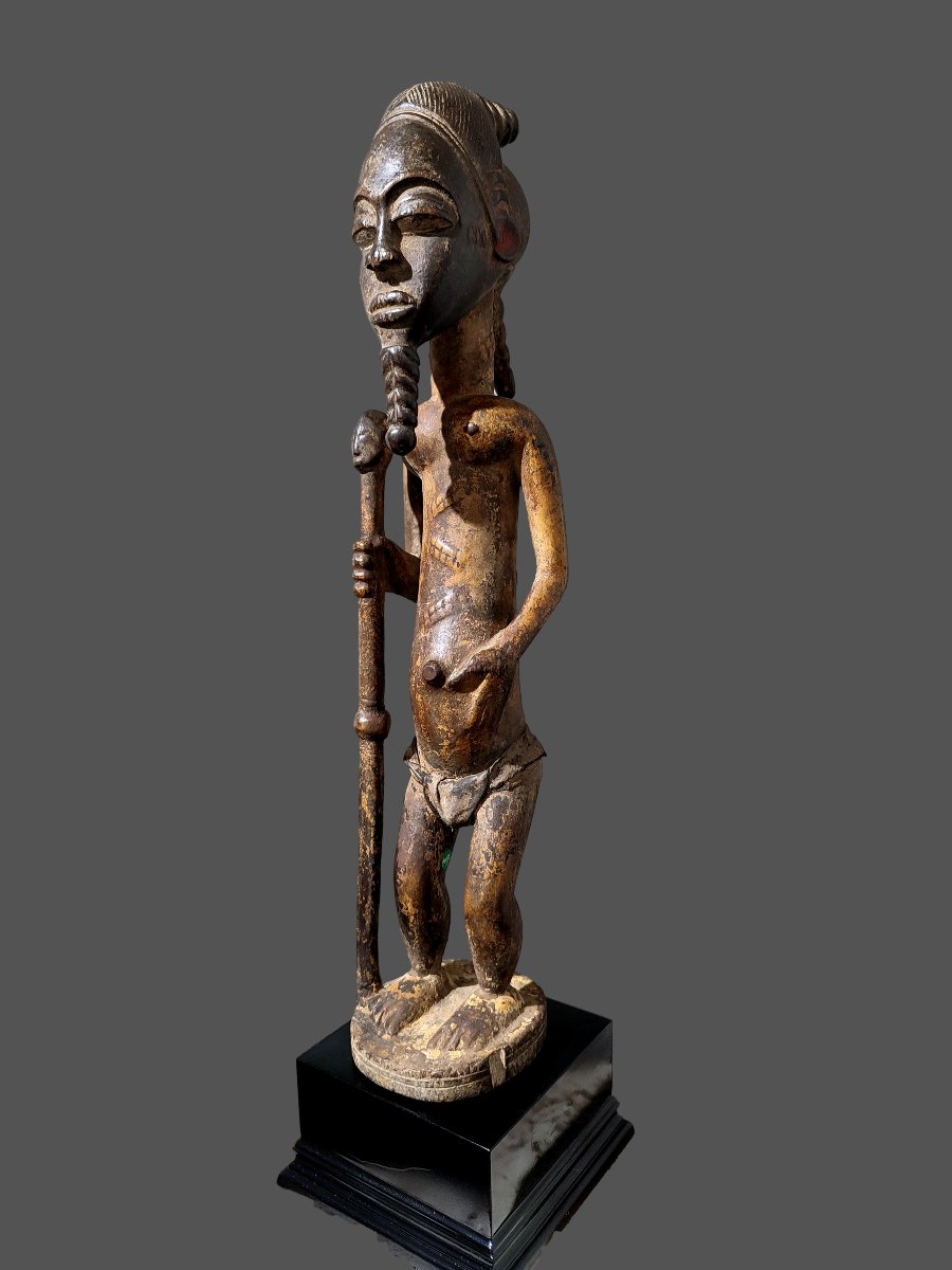 Baoulé Statue Of A Dignitary From Côte d'Ivoire