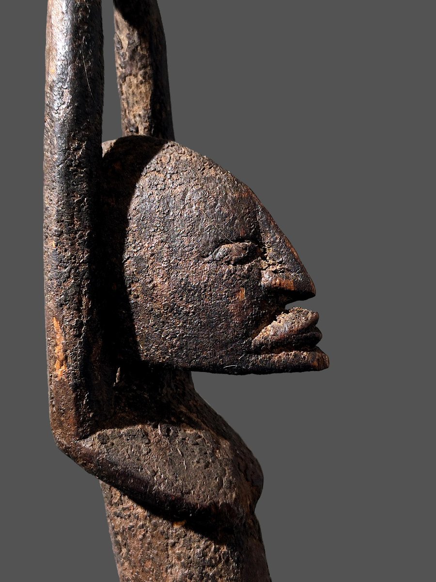 Dogon Horseman, Tellem Altar Piece From The Bandiagara Escarpment, Mali-photo-4