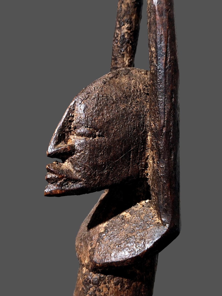 Dogon Horseman, Tellem Altar Piece From The Bandiagara Escarpment, Mali-photo-1