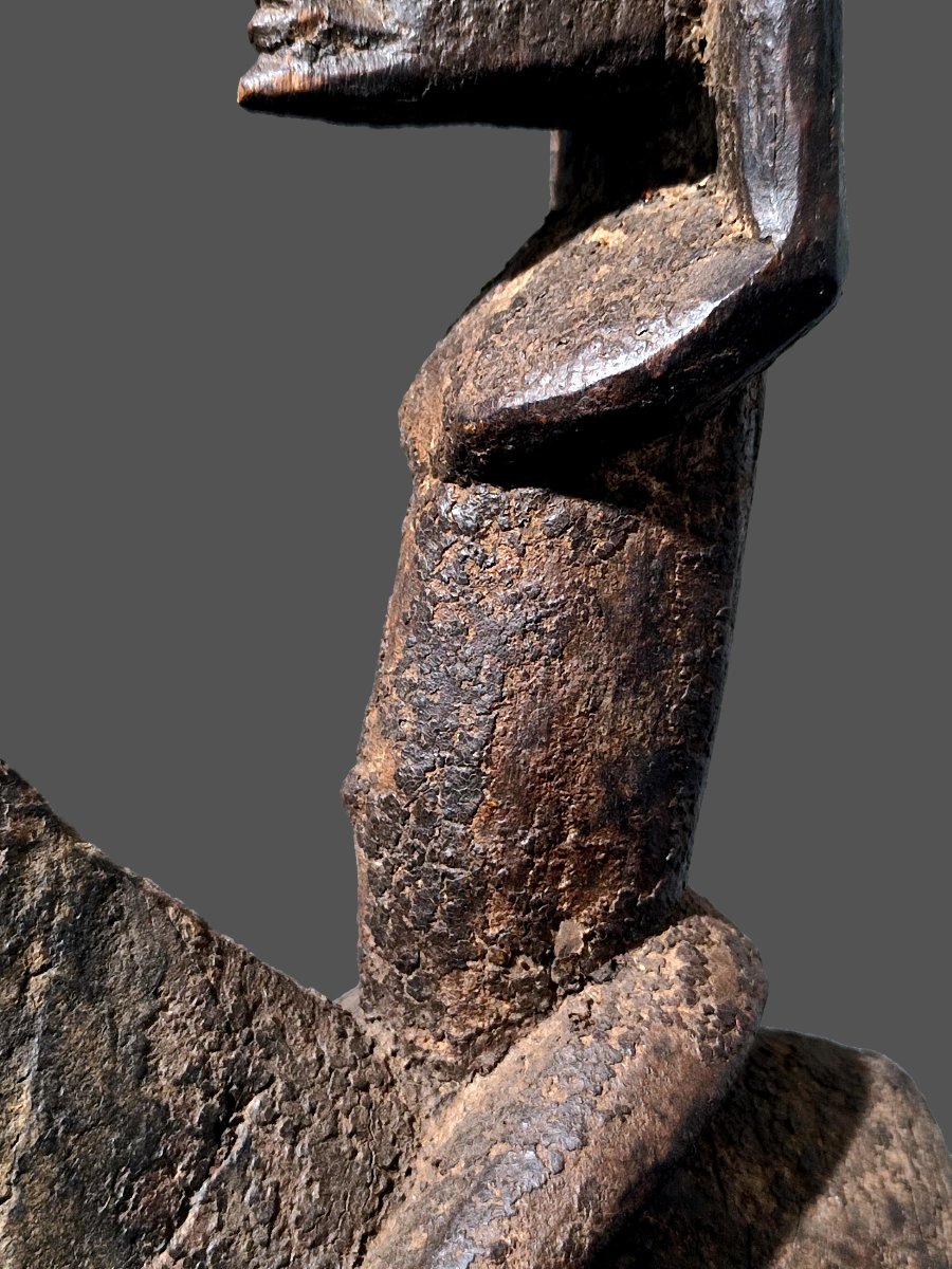 Dogon Horseman, Tellem Altar Piece From The Bandiagara Escarpment, Mali-photo-2