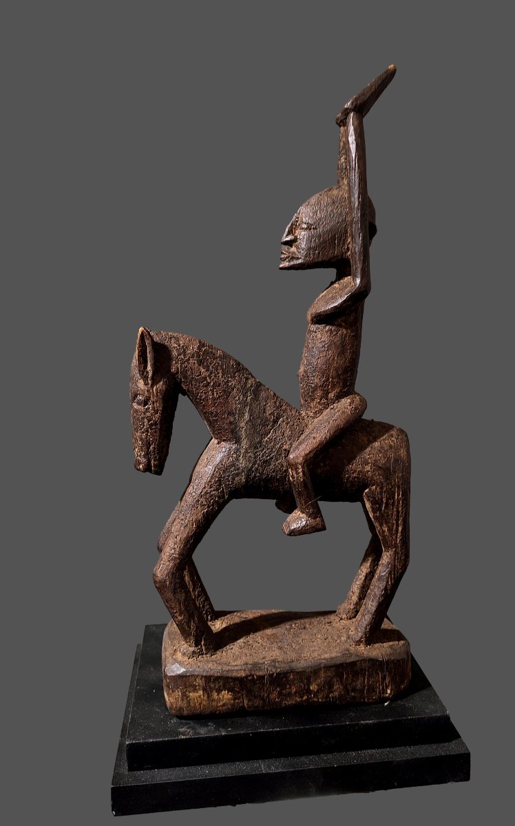 Dogon Horseman, Tellem Altar Piece From The Bandiagara Escarpment, Mali