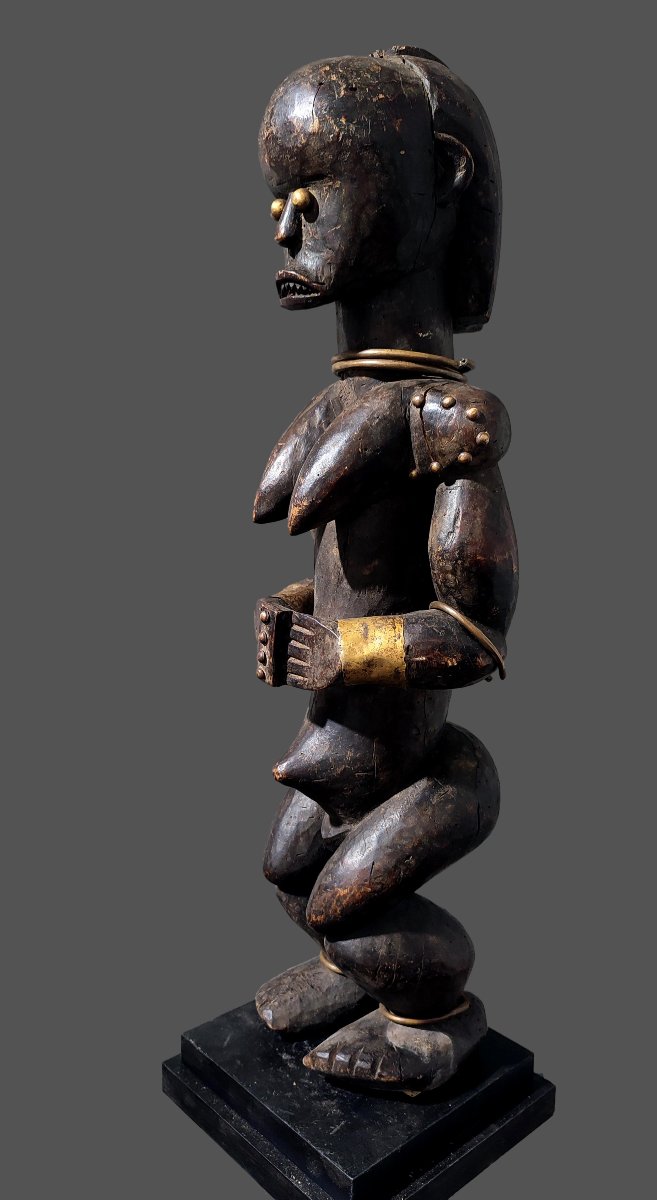 Fang Byeri Statue, Guardian Of The Reliquary, Ngumba, Southern Cameroon-photo-2