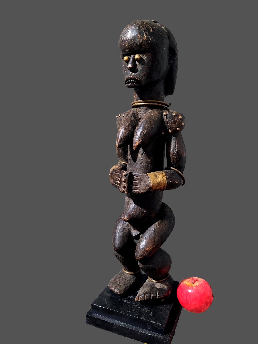Fang Byeri Statue, Guardian Of The Reliquary, Ngumba, Southern Cameroon-photo-3