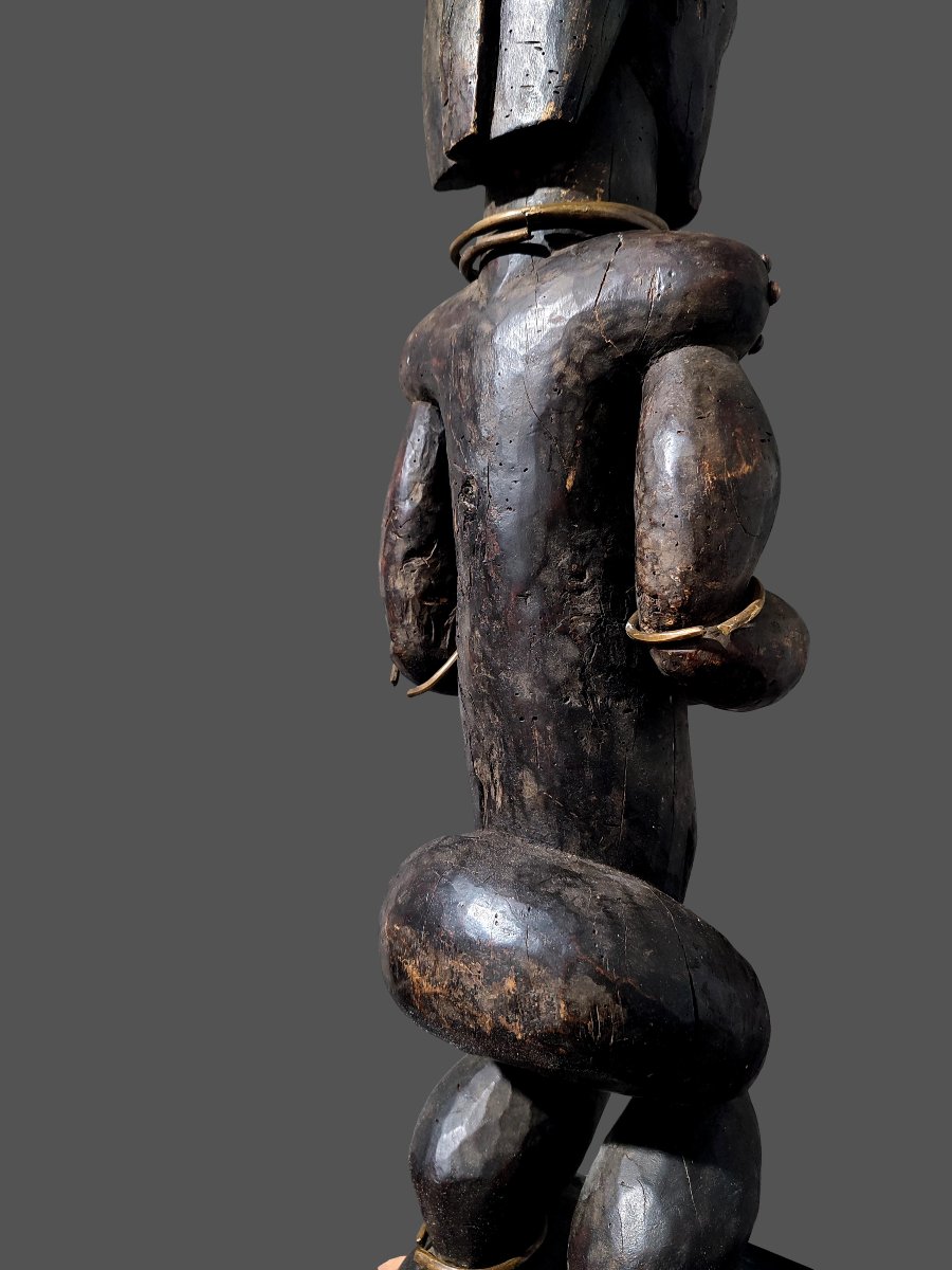 Fang Byeri Statue, Guardian Of The Reliquary, Ngumba, Southern Cameroon-photo-4