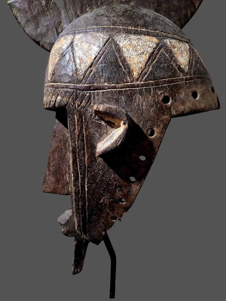 Grand masque casque Bobo Burkina-Faso -photo-4