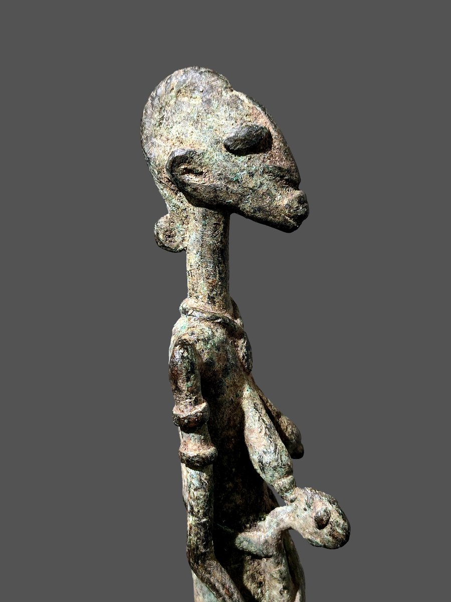 Bronze de fouille Dogon du Mali maternité-photo-3