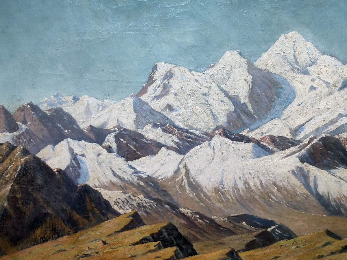 Arthur Charles Henri Herzog 1862–1913 Neuchâtel, Switzerland Mont Blanc, Dent d'Oche, Haute-savoie  -photo-2