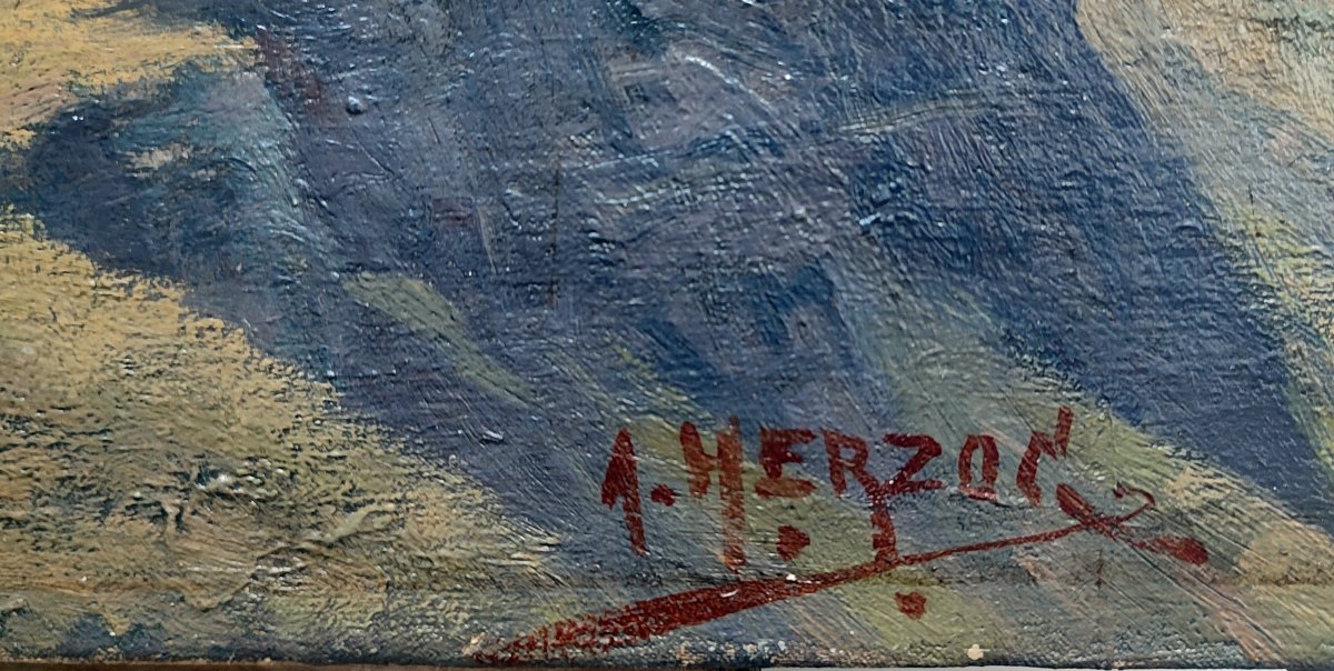 Arthur Charles Henri Herzog 1862–1913 Neuchâtel, Switzerland Mont Blanc, Dent d'Oche, Haute-savoie  -photo-1