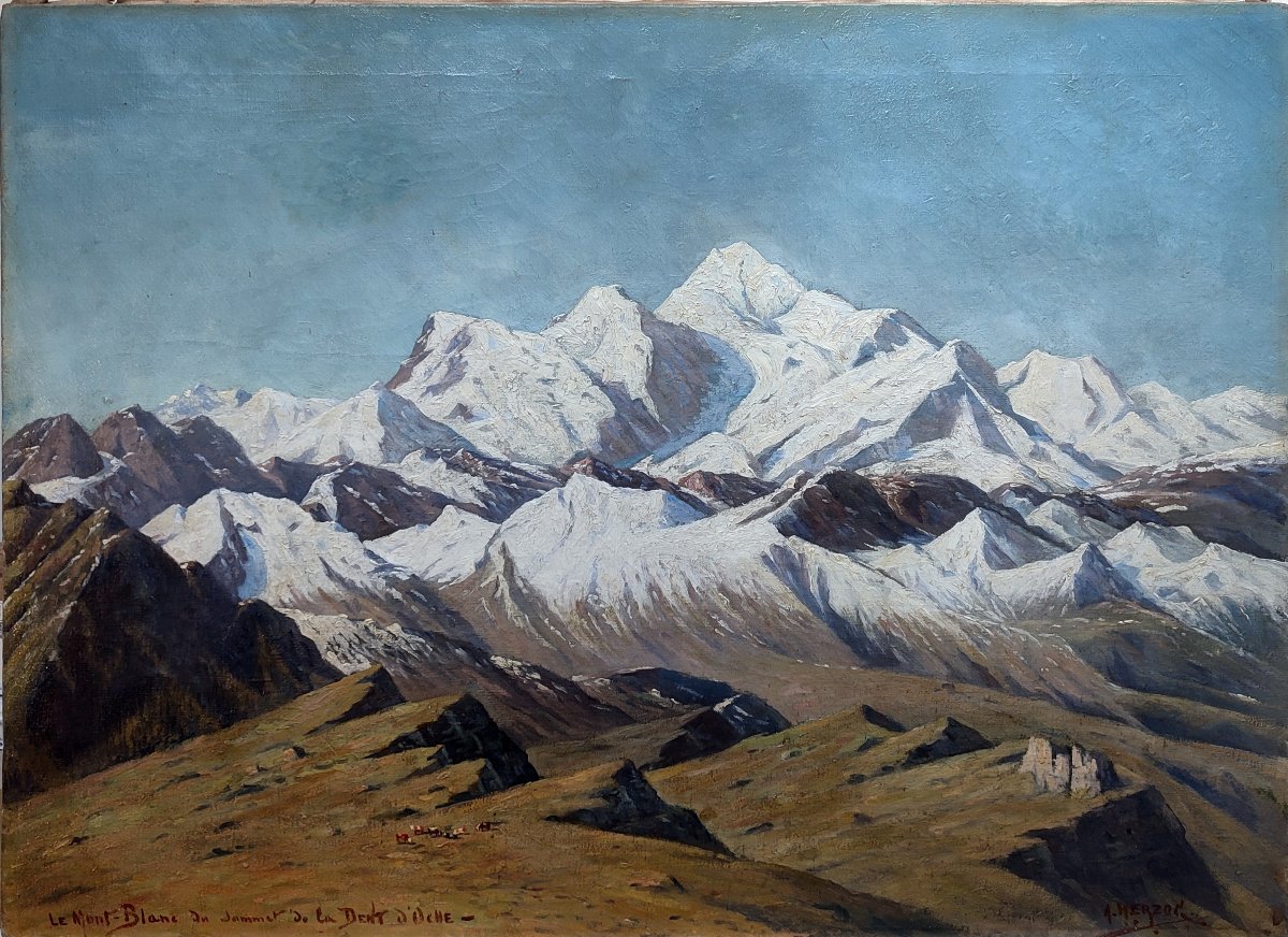 Arthur Charles Henri Herzog 1862–1913 Neuchâtel, Switzerland Mont Blanc, Dent d'Oche, Haute-savoie  