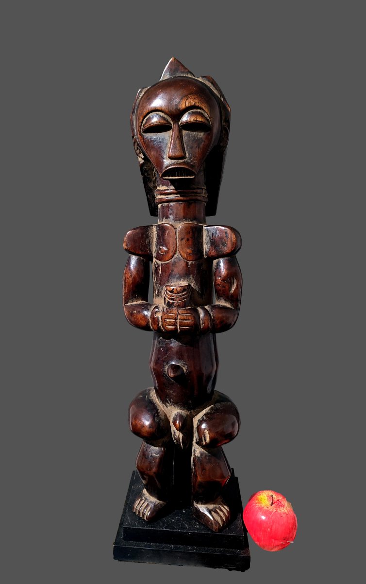 Statue Fang Byeri gardien de reliquaire Gabon n'tumu-photo-2