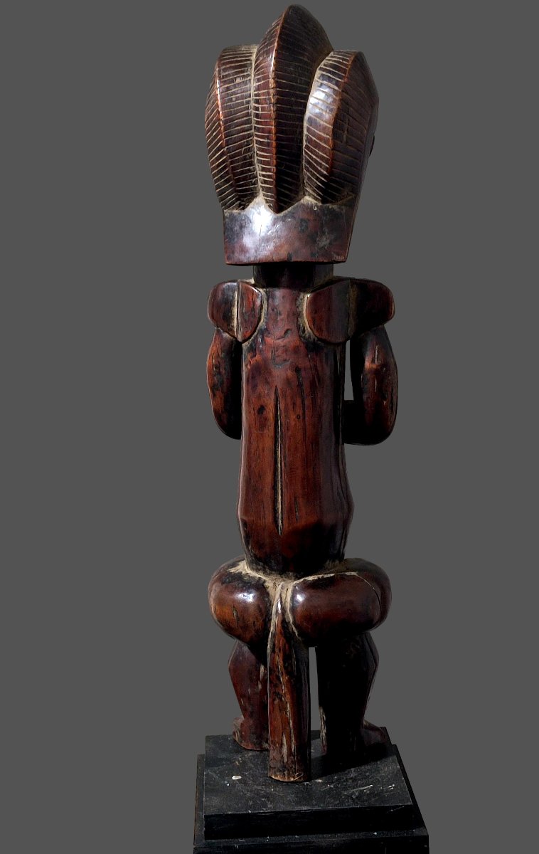 Statue Fang Byeri gardien de reliquaire Gabon n'tumu-photo-3