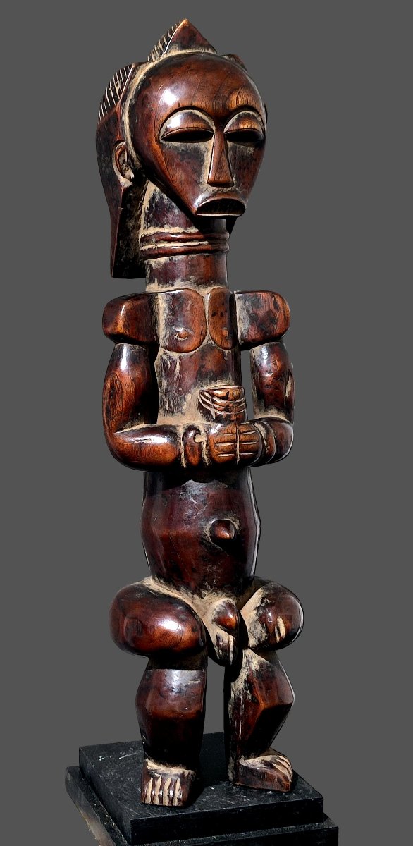 Statue Fang Byeri gardien de reliquaire Gabon n'tumu-photo-1