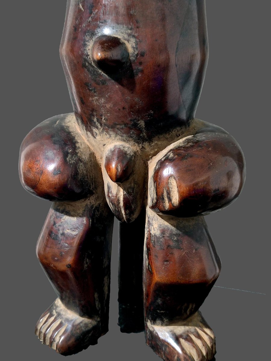 Statue Fang Byeri gardien de reliquaire Gabon n'tumu-photo-4