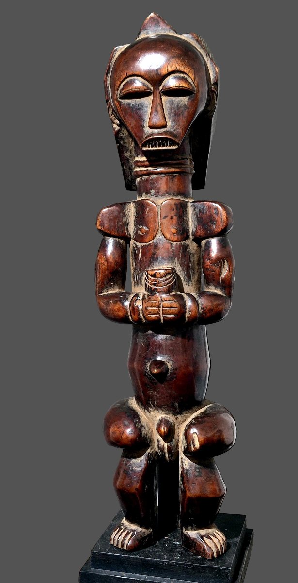 Statue Fang Byeri gardien de reliquaire Gabon n'tumu
