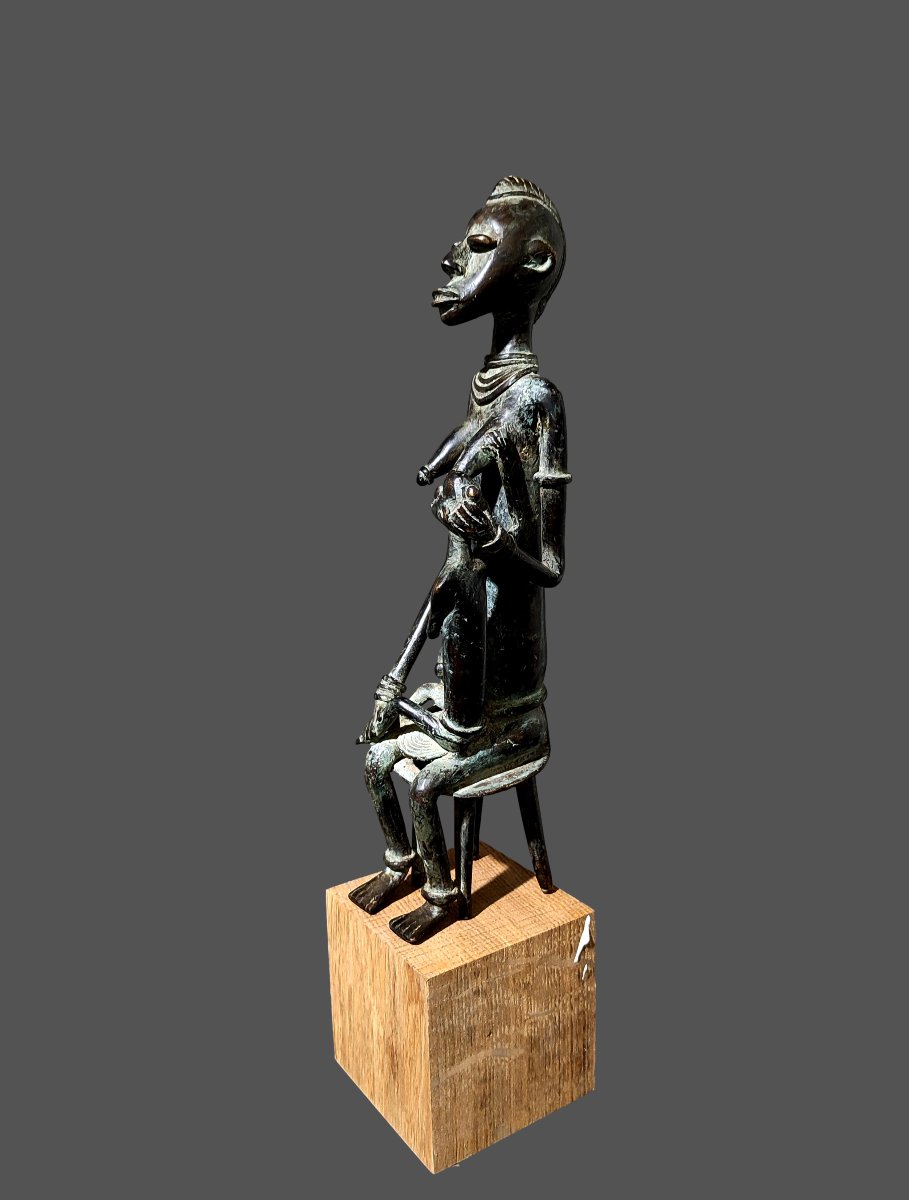 Grande Maternité Dogon Mali bronze-photo-2