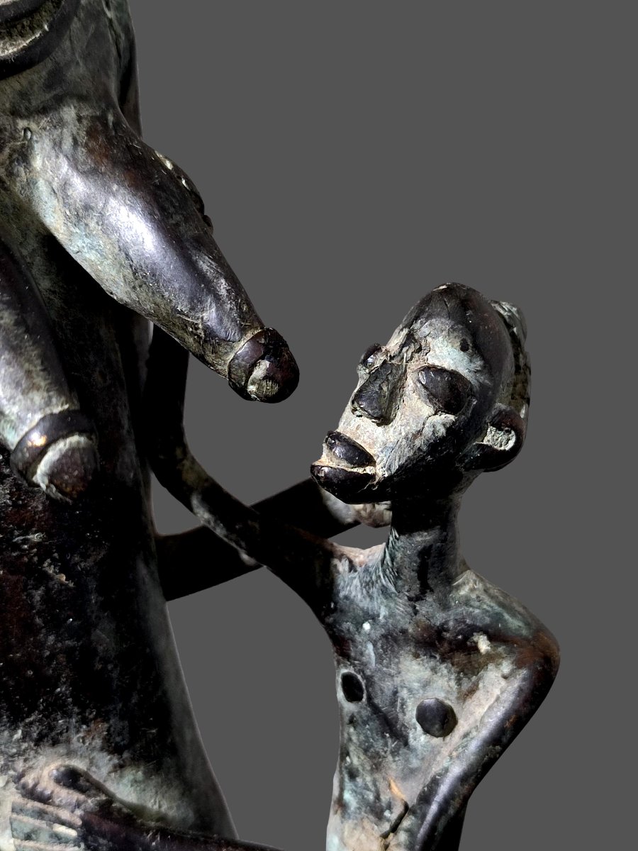 Grande Maternité Dogon Mali bronze-photo-3