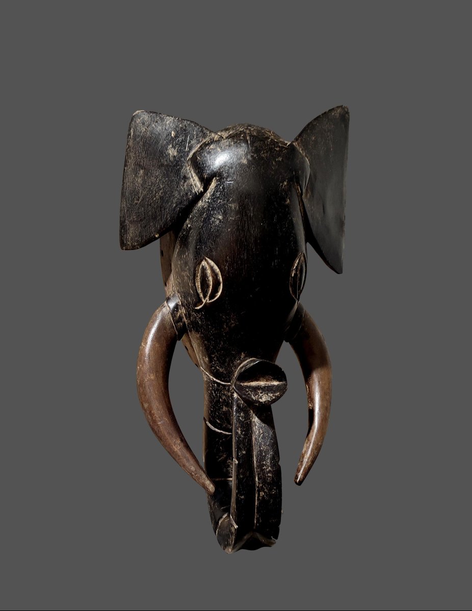 Baoulé Elephant Mask, Ivory Coast-photo-3
