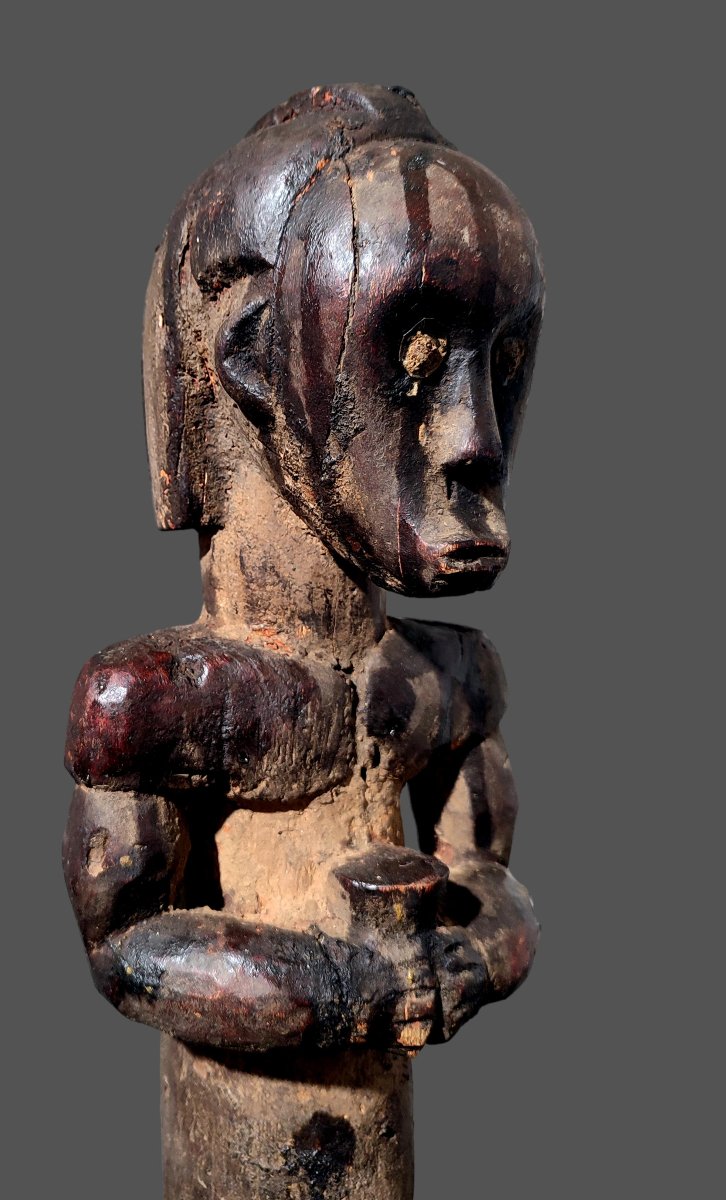 Statue Fang Byeri gardien de reliquaire Gabon n'tumu-photo-4