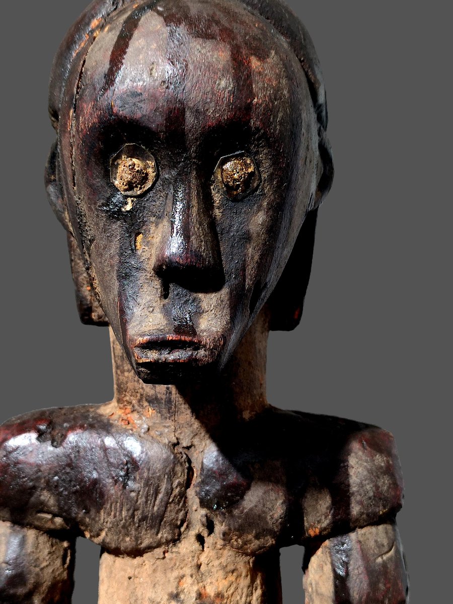 Statue Fang Byeri gardien de reliquaire Gabon n'tumu-photo-2