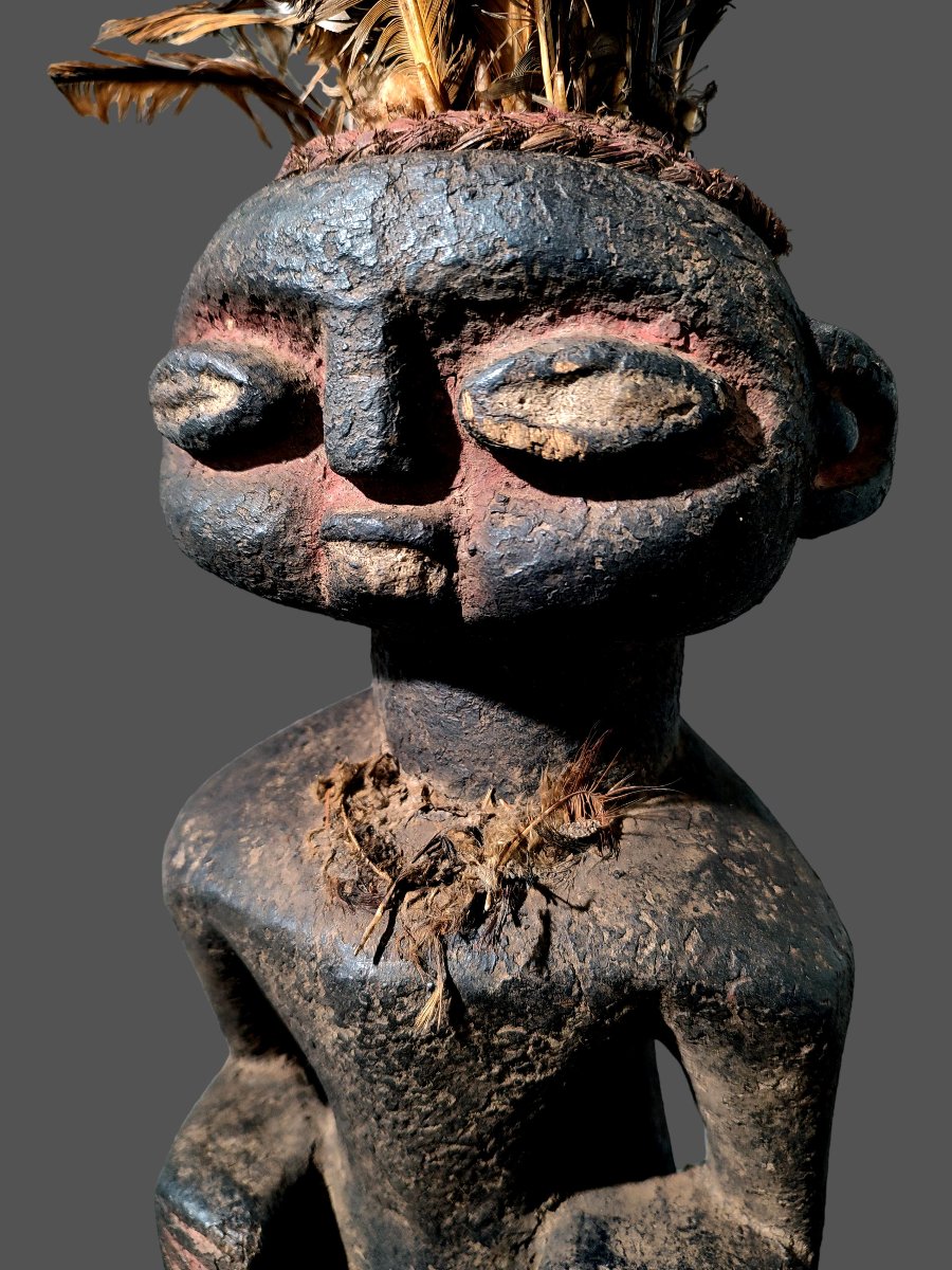 statue bois fetiche Tikar Cameroun -photo-3