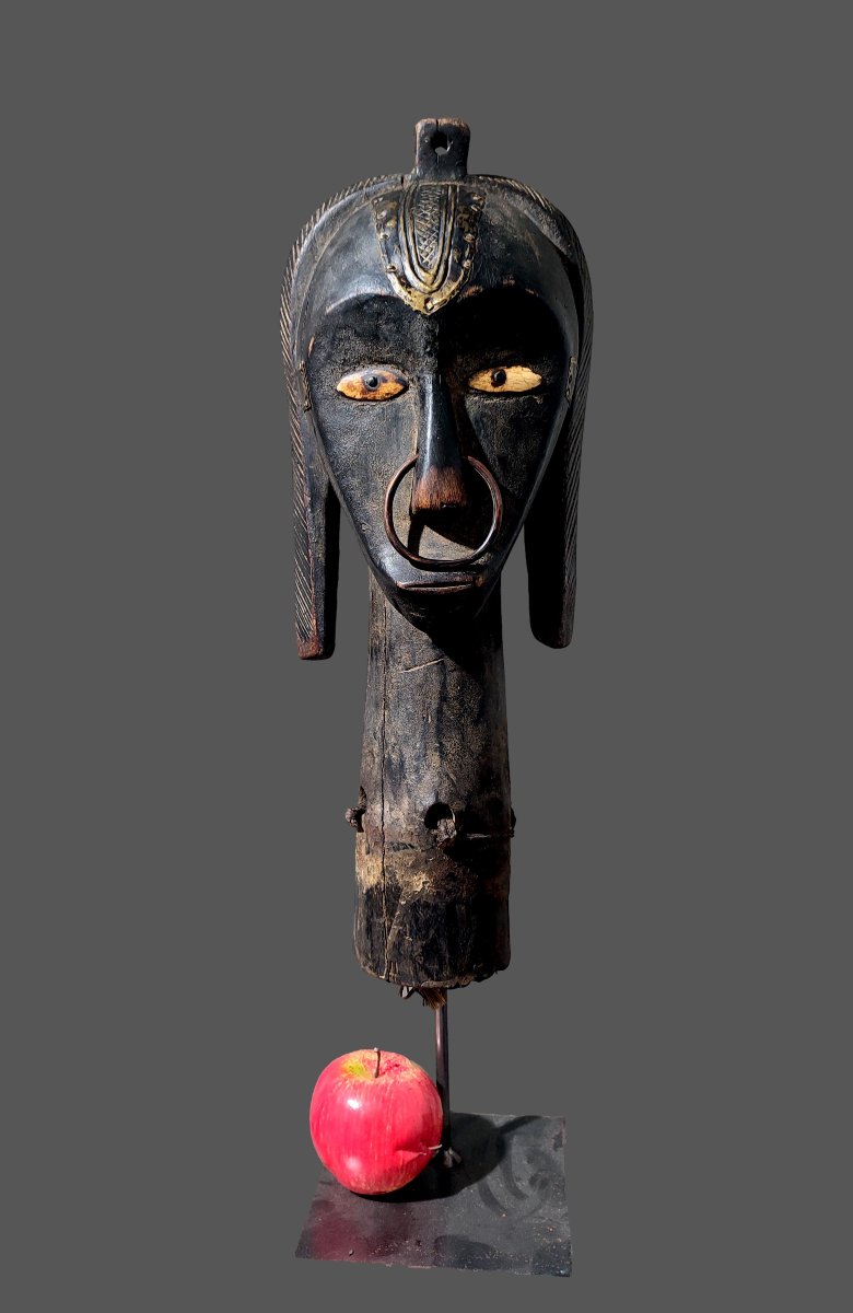 Fang Byeri Head Statue, Guardian Of A Reliquary, Gabon, N'tumu-photo-2