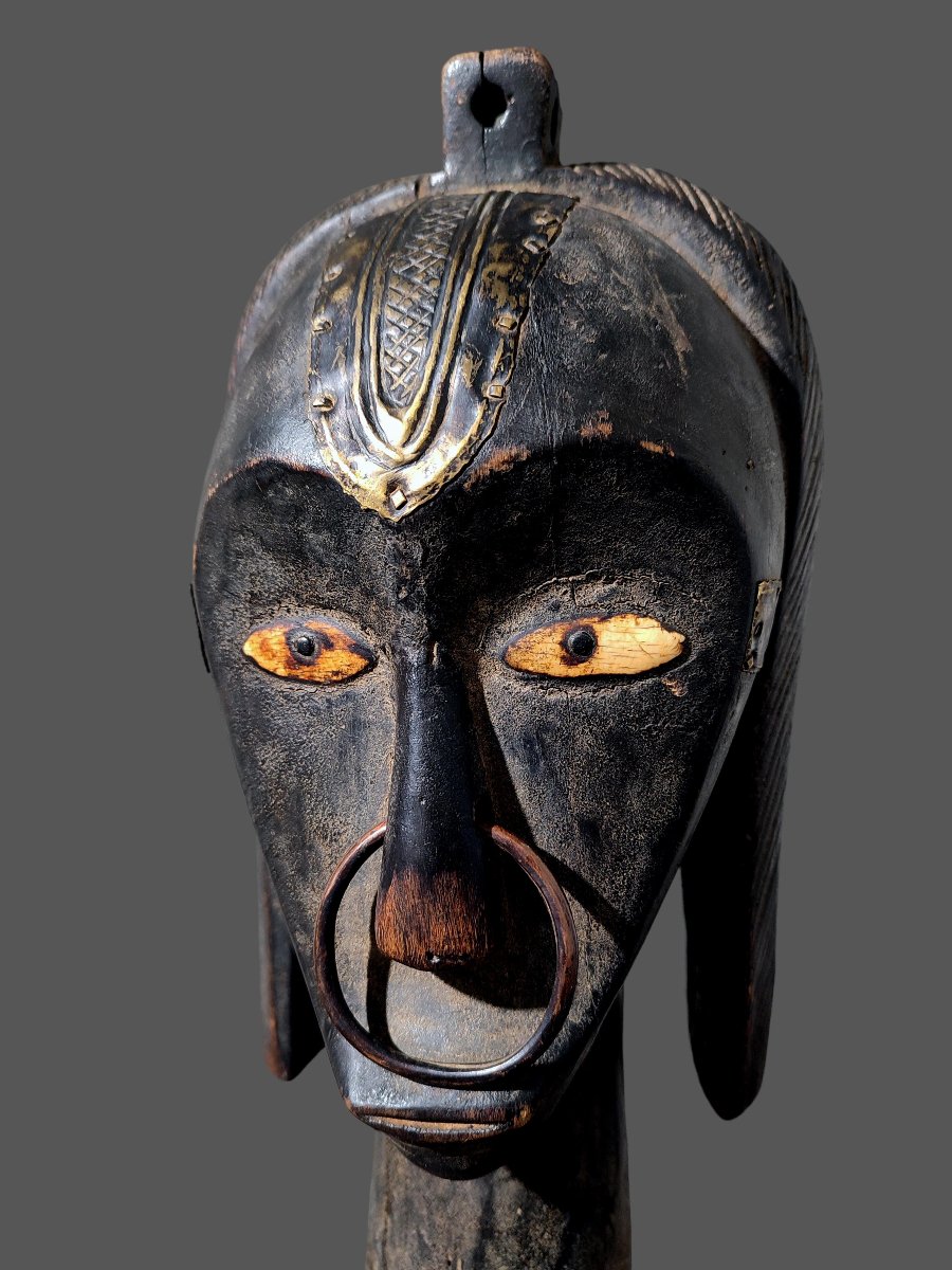Fang Byeri Head Statue, Guardian Of A Reliquary, Gabon, N'tumu-photo-4