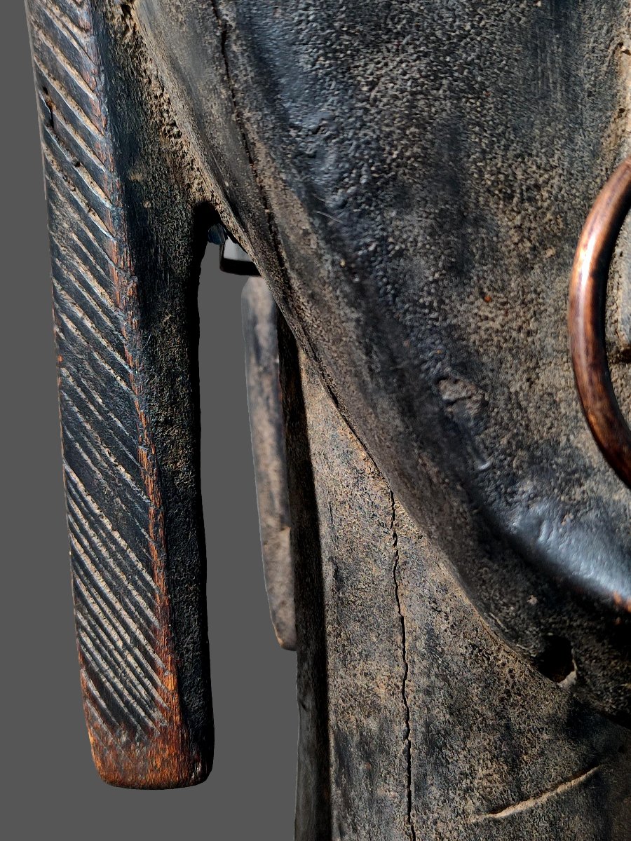 Fang Byeri Head Statue, Guardian Of A Reliquary, Gabon, N'tumu-photo-4