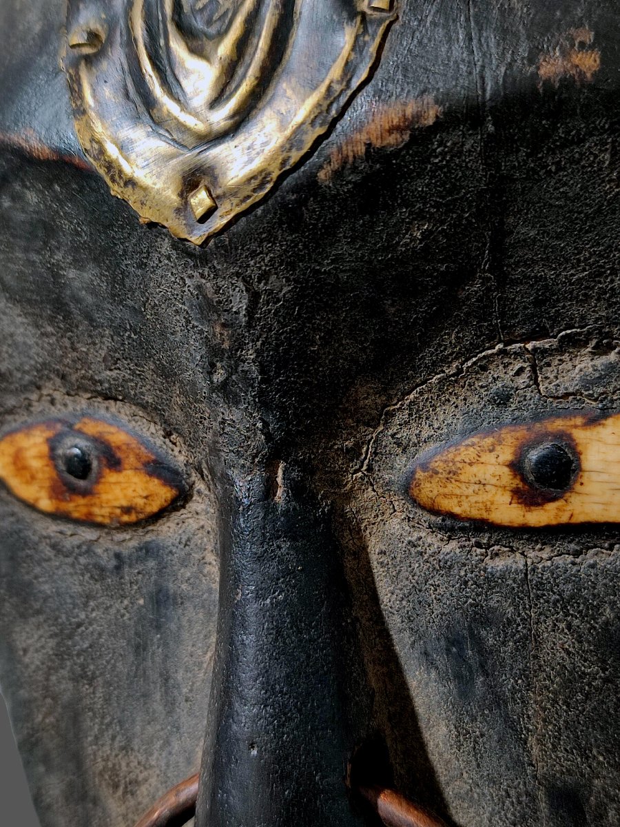 Fang Byeri Head Statue, Guardian Of A Reliquary, Gabon, N'tumu-photo-6