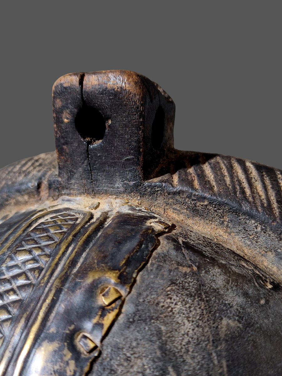 Fang Byeri Head Statue, Guardian Of A Reliquary, Gabon, N'tumu-photo-7
