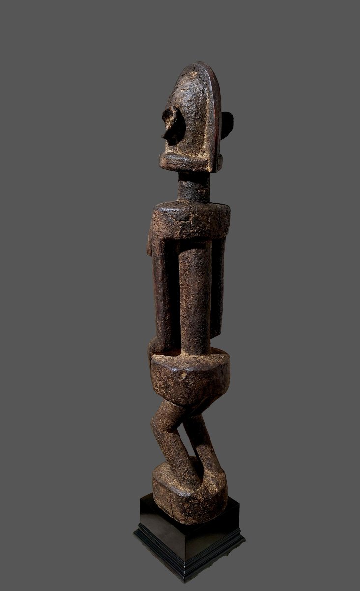 Dogon Statue From Mali, Hermaphrodite, Cubist Style -photo-3
