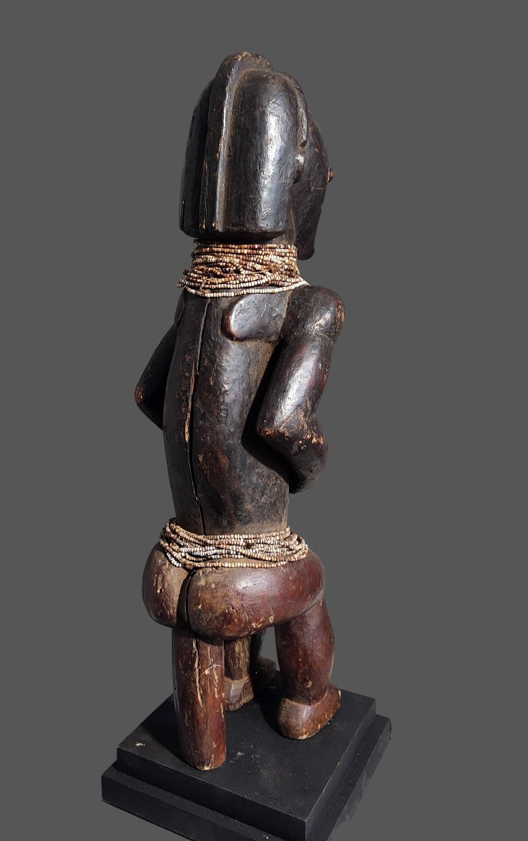 Fang Byeri Statue, Reliquary Guardian, Gabon, N'tumu-photo-3