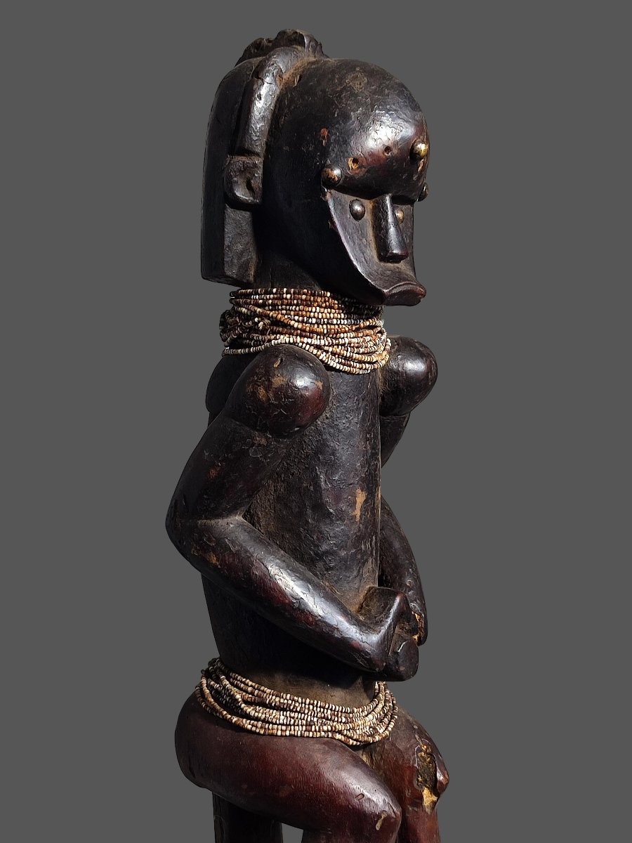 Fang Byeri Statue, Reliquary Guardian, Gabon, N'tumu-photo-4