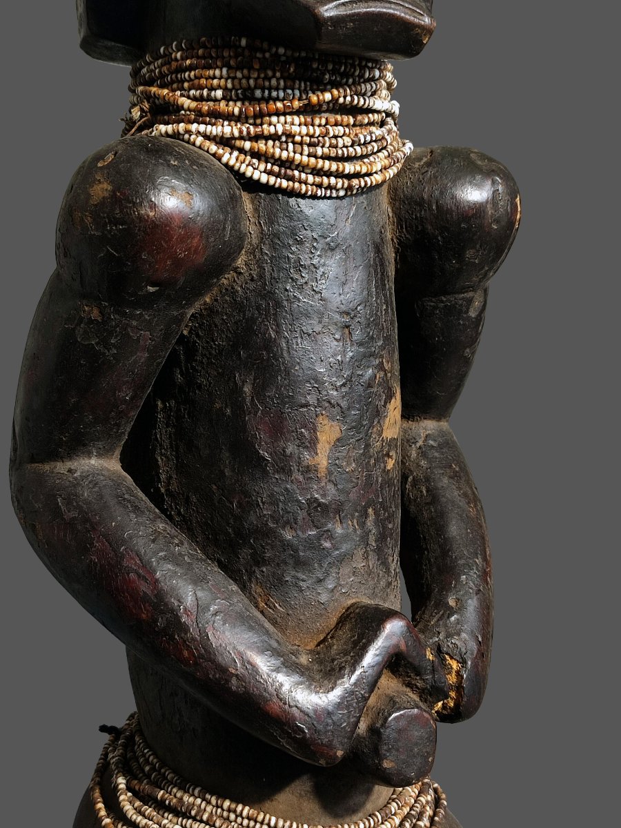 Fang Byeri Statue, Reliquary Guardian, Gabon, N'tumu-photo-4