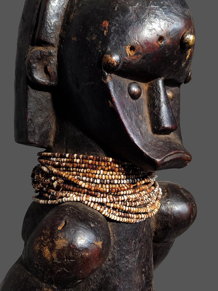 Fang Byeri Statue, Reliquary Guardian, Gabon, N'tumu-photo-5