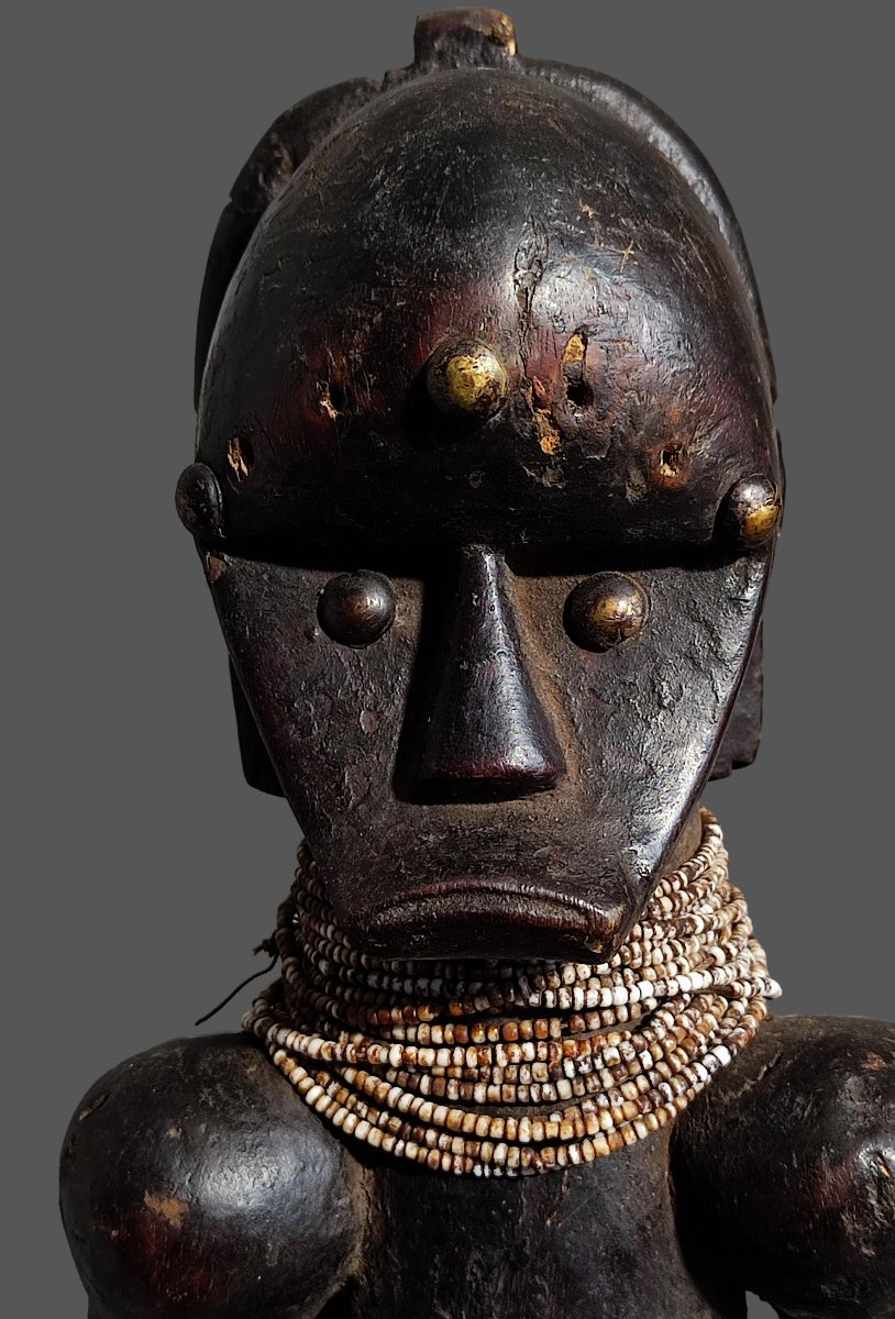 Fang Byeri Statue, Reliquary Guardian, Gabon, N'tumu-photo-6