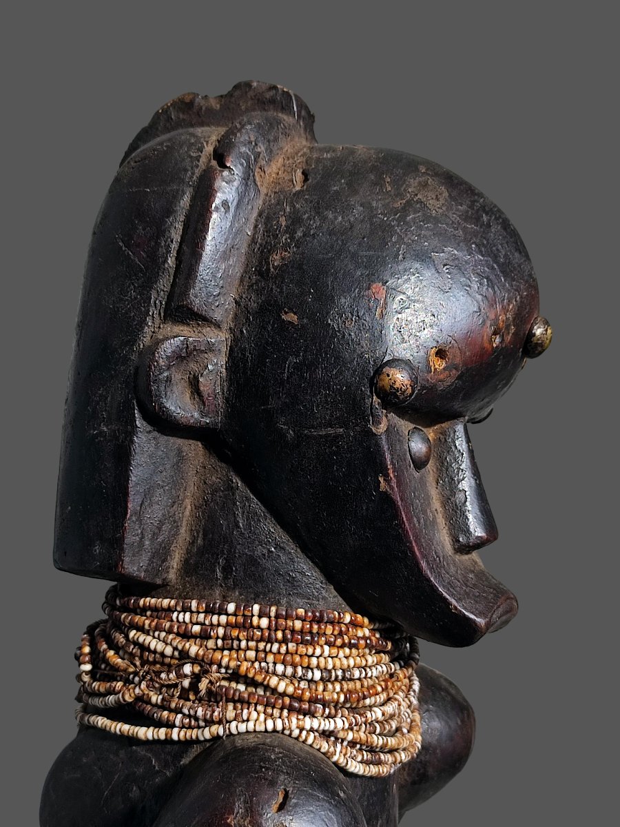 Fang Byeri Statue, Reliquary Guardian, Gabon, N'tumu-photo-7
