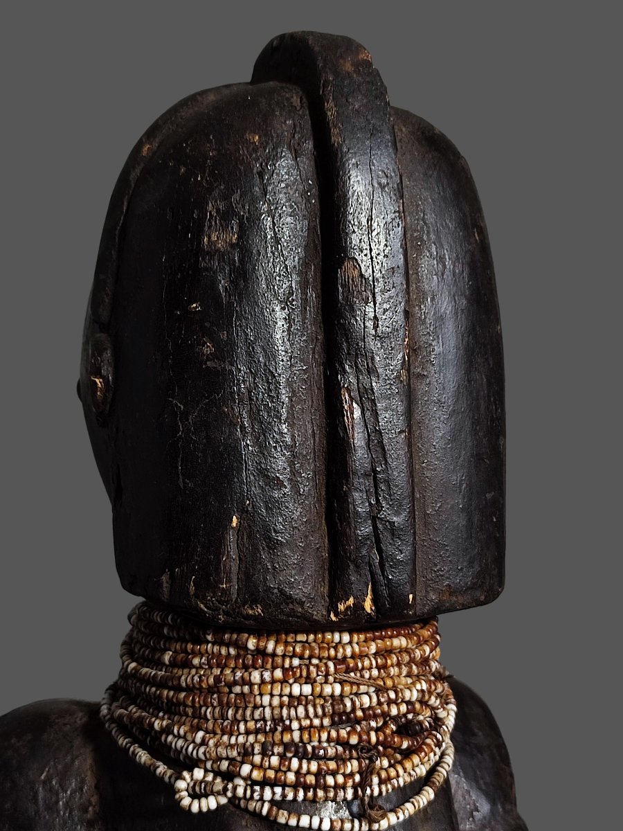 Fang Byeri Statue, Reliquary Guardian, Gabon, N'tumu-photo-8