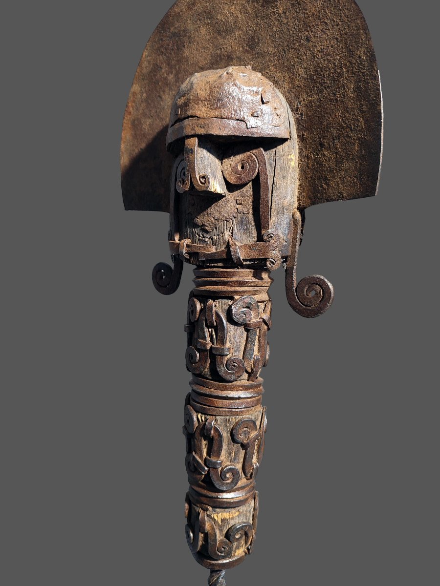 Objet de rituel Offo des Igbos au Nigéria-photo-3