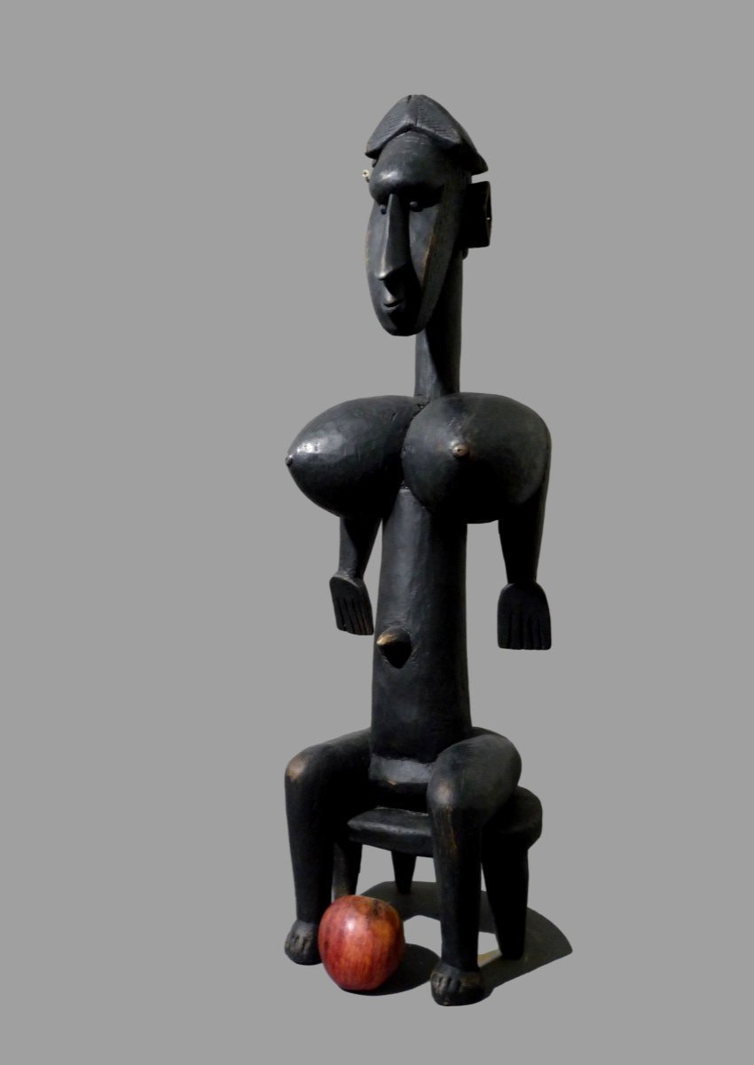 Grande Statue Bambara Mali de style cubiste-photo-4