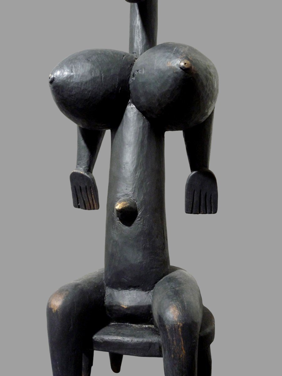 Grande Statue Bambara Mali de style cubiste-photo-1