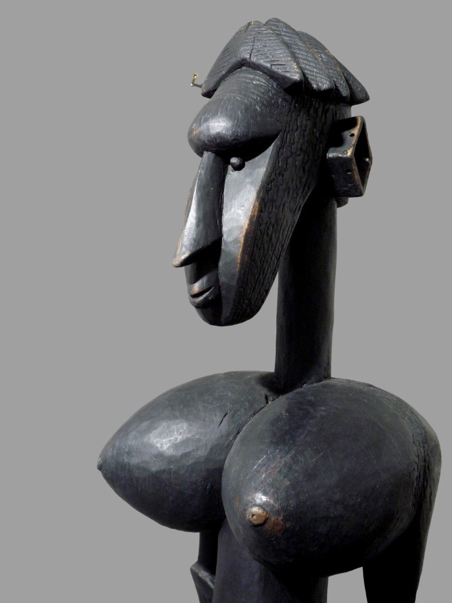 Grande Statue Bambara Mali de style cubiste-photo-2