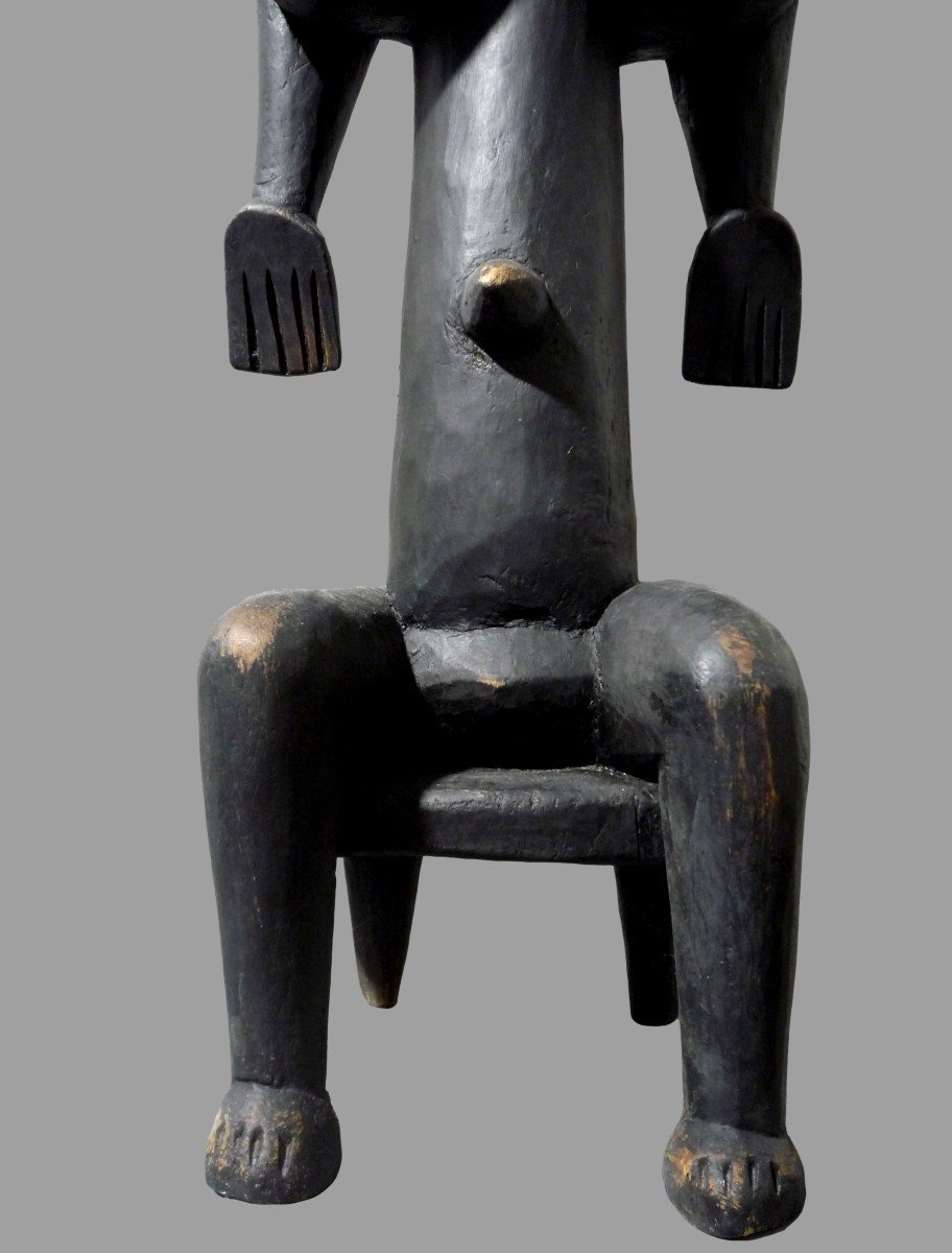 Grande Statue Bambara Mali de style cubiste-photo-3