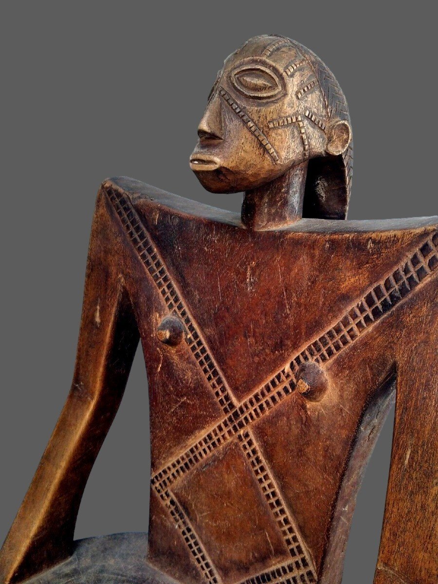 Siège trône de Notable Tabwa Congo Rdc-photo-1
