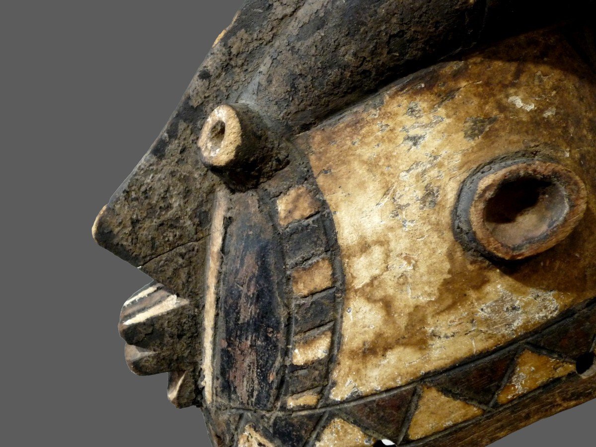 Masque casque Mossi Antilope Burkina Faso-photo-4