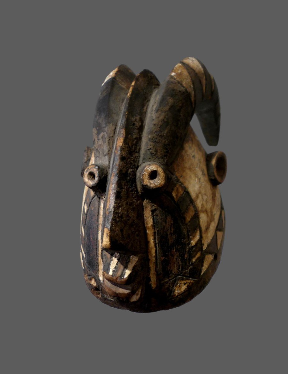 Masque casque Mossi Antilope Burkina Faso-photo-2