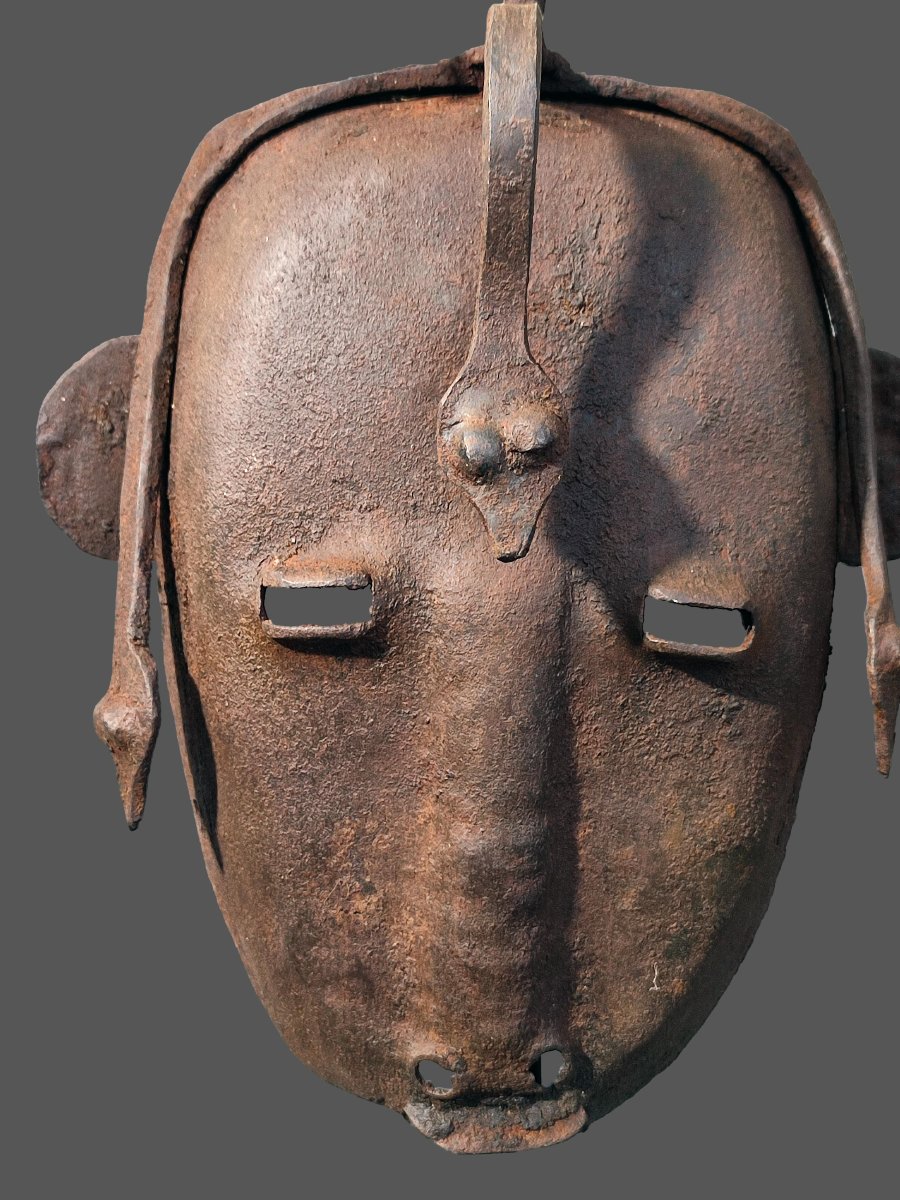 Dogon Iron Mask From Mali, Known As The "blacksmith's Mask" -photo-3
